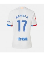 Barcelona Marcos Alonso #17 Venkovní Dres pro Dámské 2023-24 Krátký Rukáv